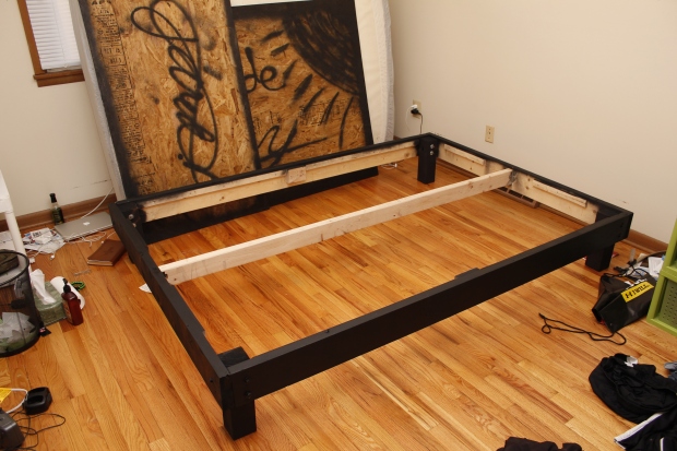 How To Build A Queen Size Platform Bed With Storage